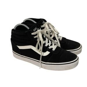 Vans Ward Hi Skate Athletic Shoes Sneakers Women’s Size 7.5 Classic Black White